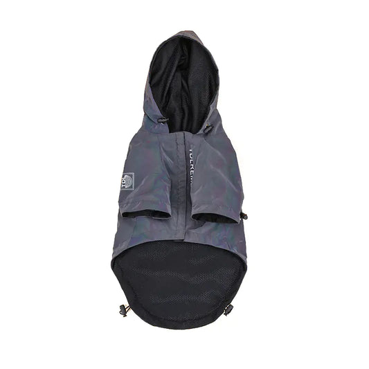 Rainproof Hooded Jacket for Small and Medium Dogs