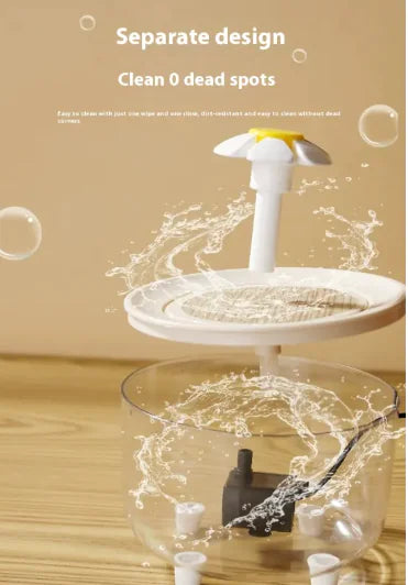 Cat Water Fountain with Constant Heat